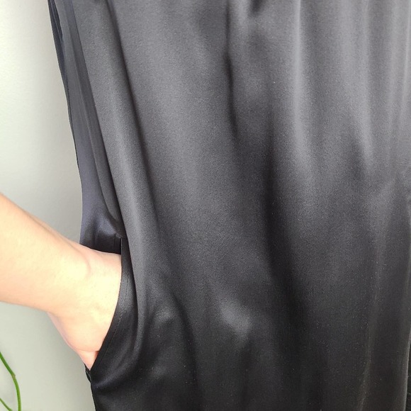 NAVE | 100% SILK BLACK DRESS - Picture 5 of 13